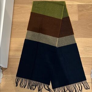 Elegant Multicolor Unisex Wool Scarf
